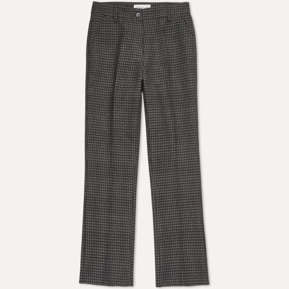 Something Navy Plaid Trouser - Picture 4 of 5